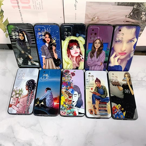 Achteromslag met UV-afdrukken